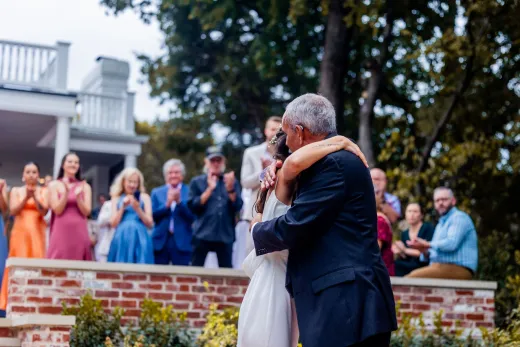 Father and daughter share a touching moment - Weddings (General)