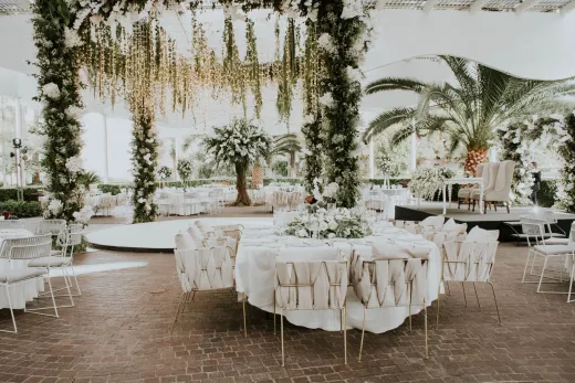 Stunning outdoor wedding setup featuring flo - Wedding Planning & Budget